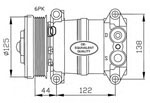 FC2180 A/C Compressor 1136519 52380973 CHEVROLET SONOR 1999-